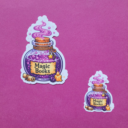Sticker „Zaubertrank Magic Books“ 🧪📖✨