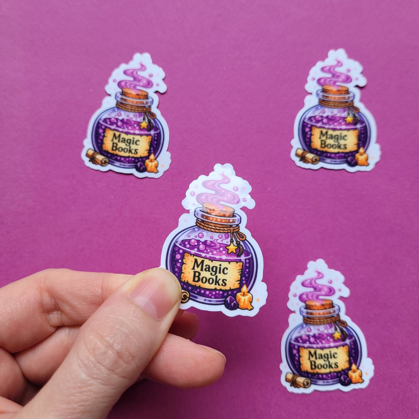 Sticker „Zaubertrank Magic Books“ 🧪📖✨