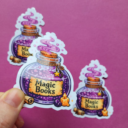 Sticker „Zaubertrank Magic Books“ 🧪📖✨