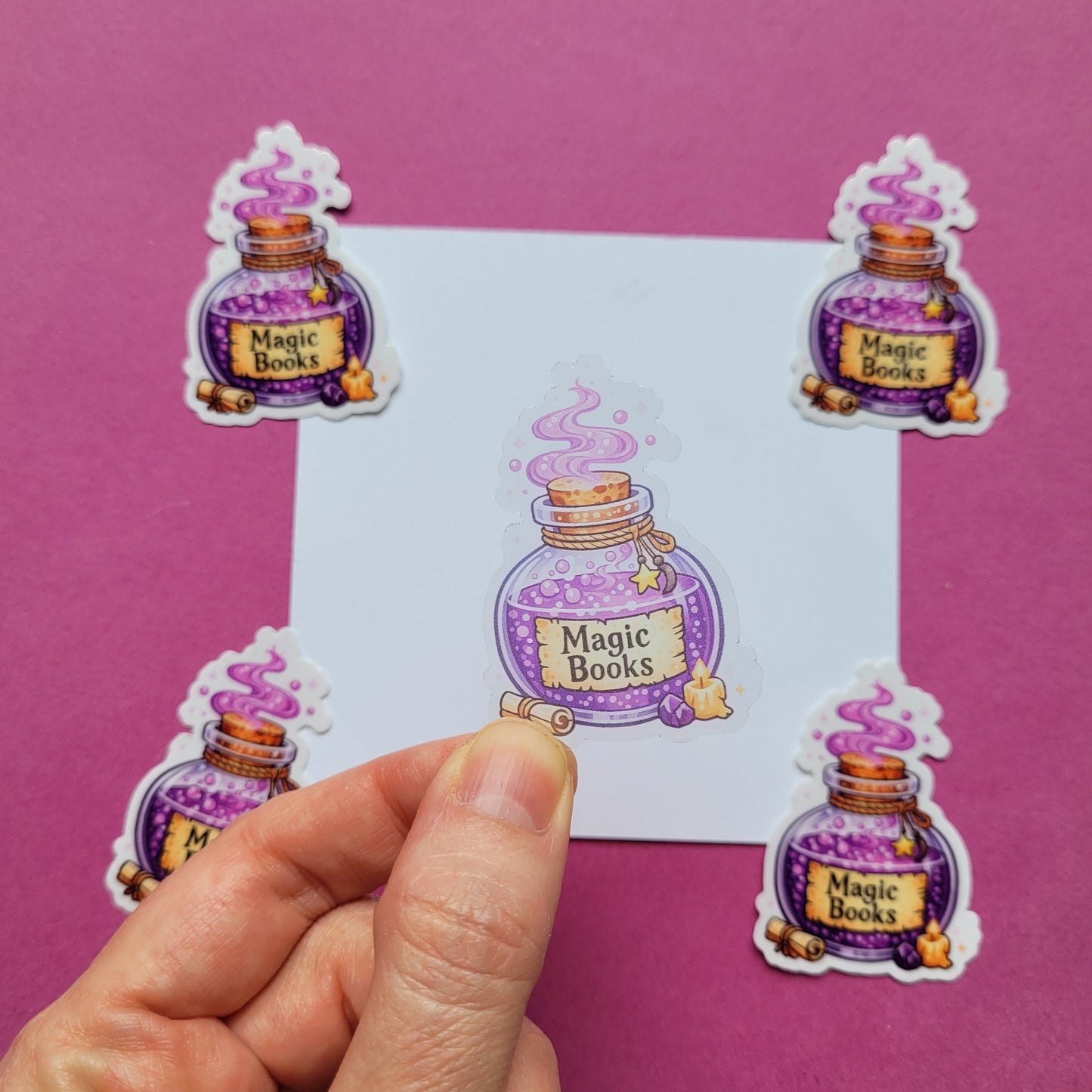 Sticker „Zaubertrank Magic Books“ 🧪📖✨