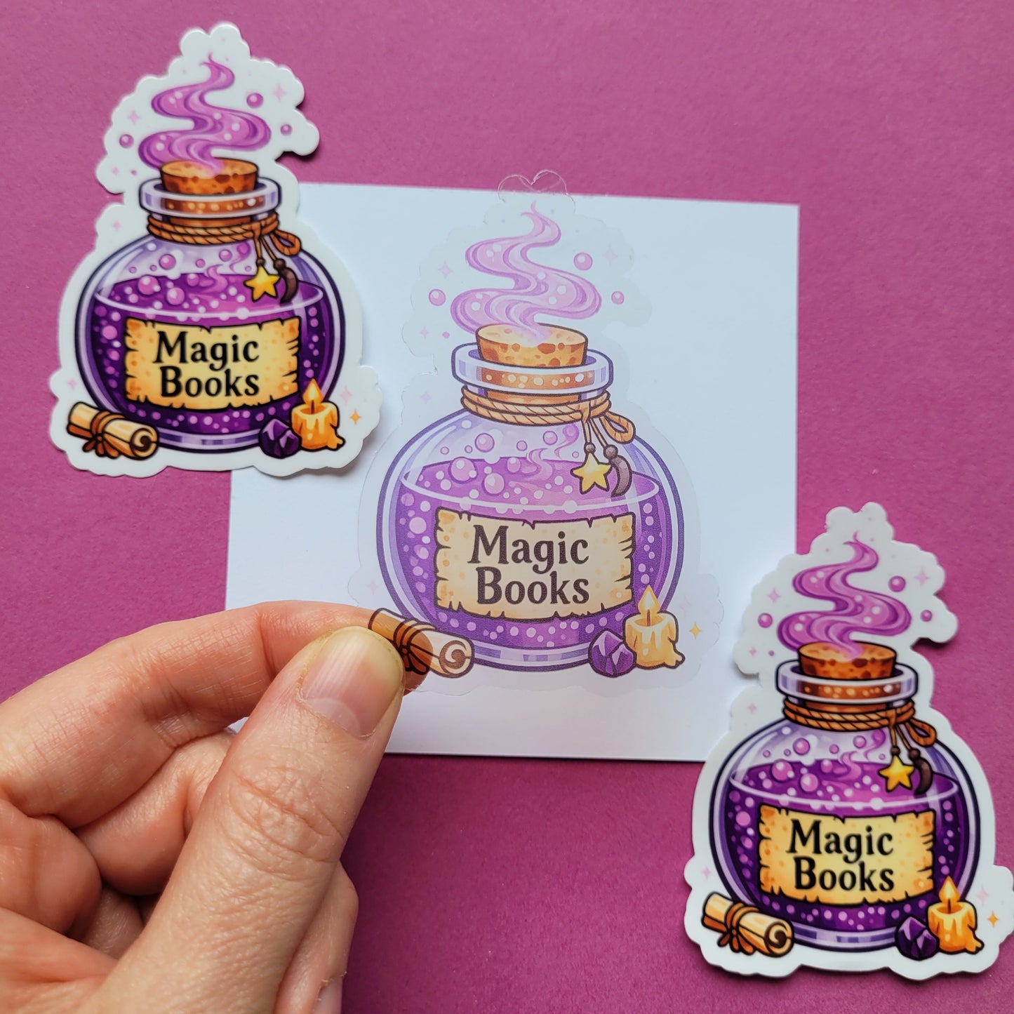 Sticker „Zaubertrank Magic Books“ 🧪📖✨