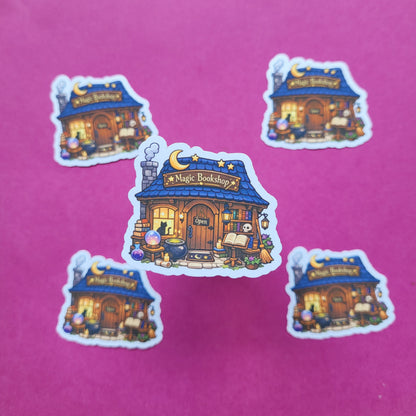 Sticker „Magic Bookshop“ 📖✨🌙