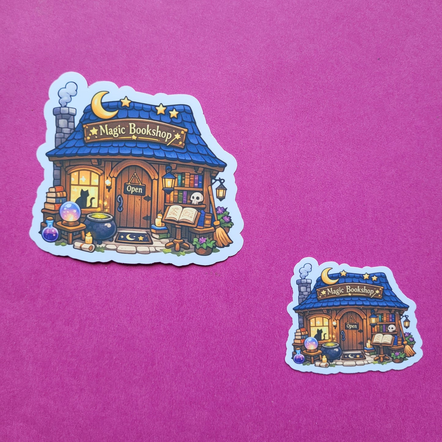 Sticker „Magic Bookshop“ 📖✨🌙