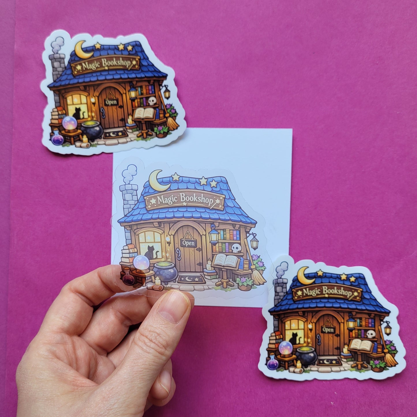 Sticker „Magic Bookshop“ 📖✨🌙