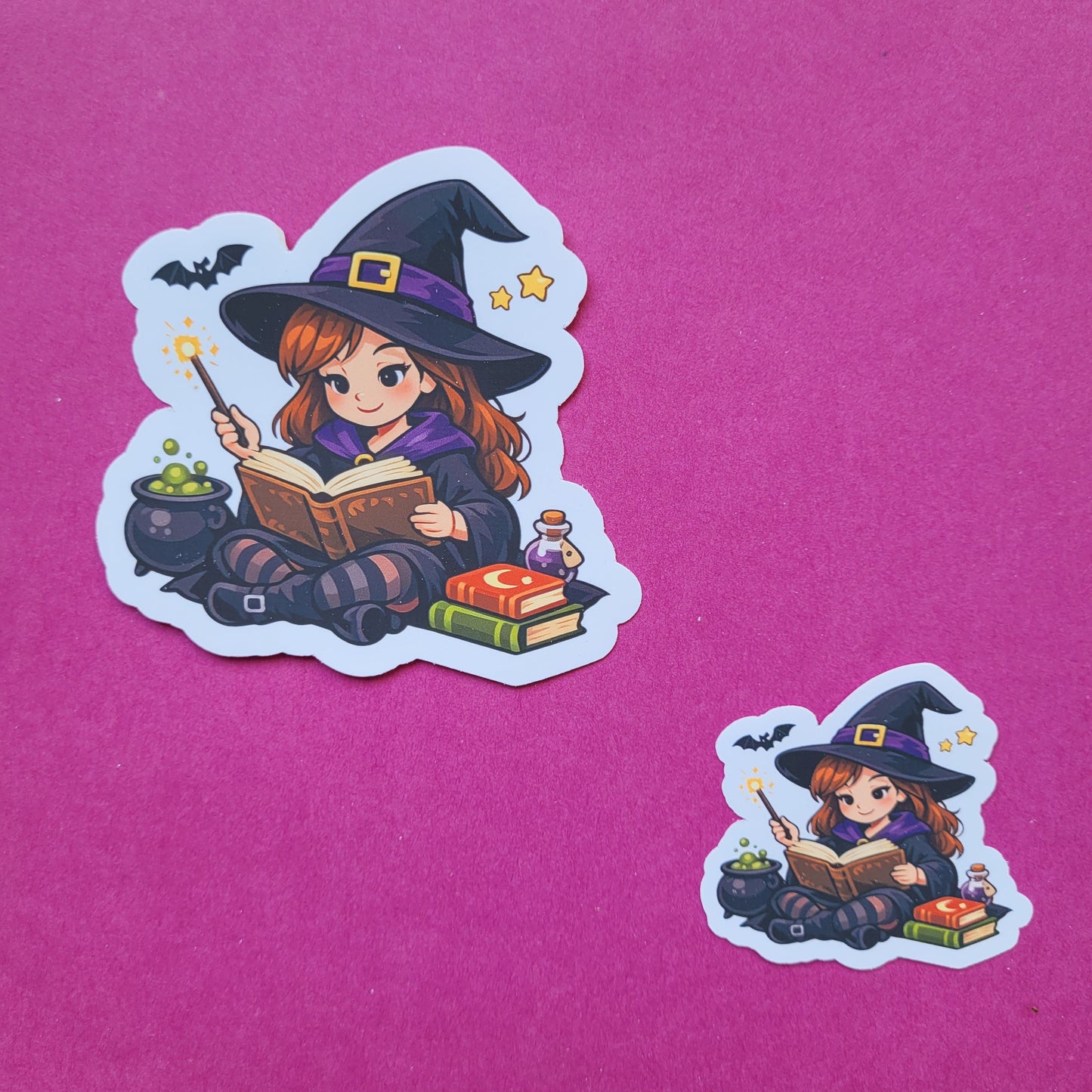 Sticker „Junghexe Walburga“ 🧙‍♀️📖✨