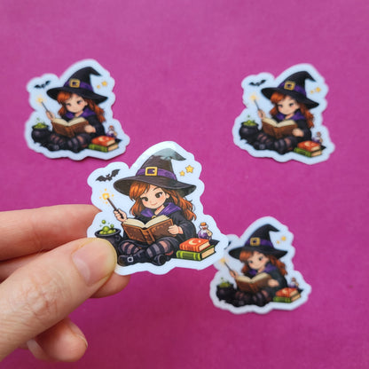 Sticker „Junghexe Walburga“ 🧙‍♀️📖✨