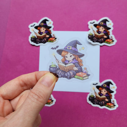Sticker „Junghexe Walburga“ 🧙‍♀️📖✨