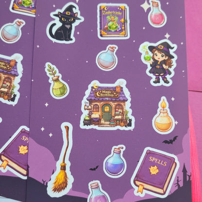 Stickerbogen „Walpurgisnacht“ 🧙‍♀️✨🌙