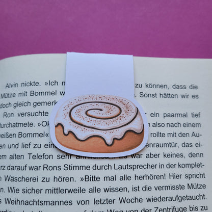 Magnet-Lesezeichen Zimtschnecke matt