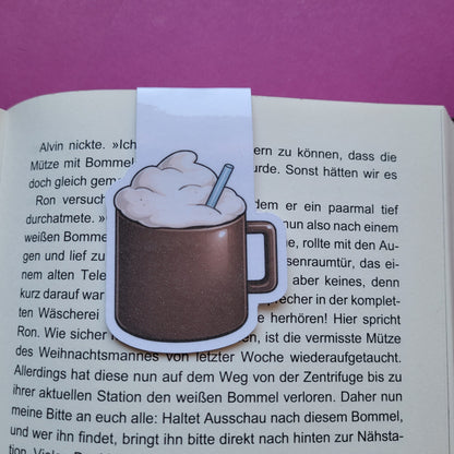 Magnet-Lesezeichen Kakao glänzend