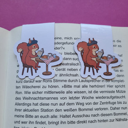Magnet-Lesezeichen Französische Lesepause