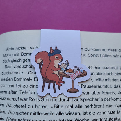 Magnet-Lesezeichen Französische Lesepause matt