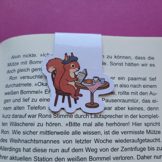 Magnet-Lesezeichen Französische Lesepause