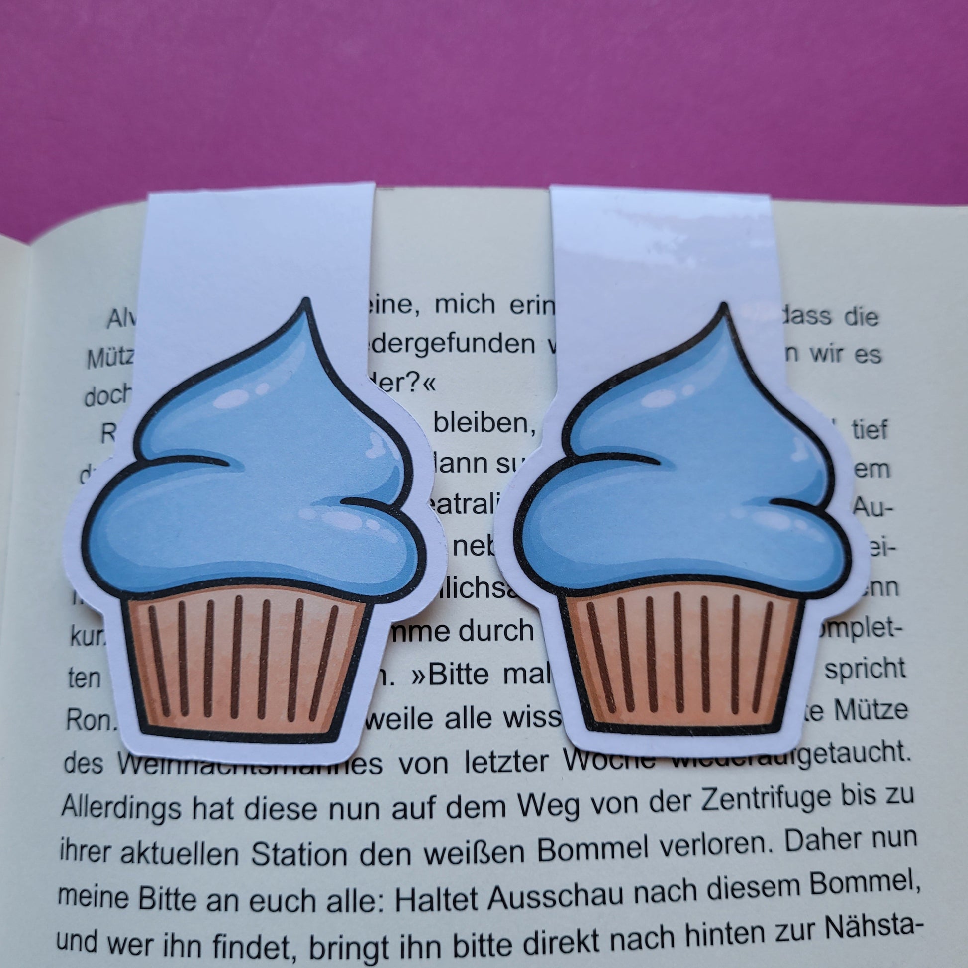 Magnet-Lesezeichen Cupcake