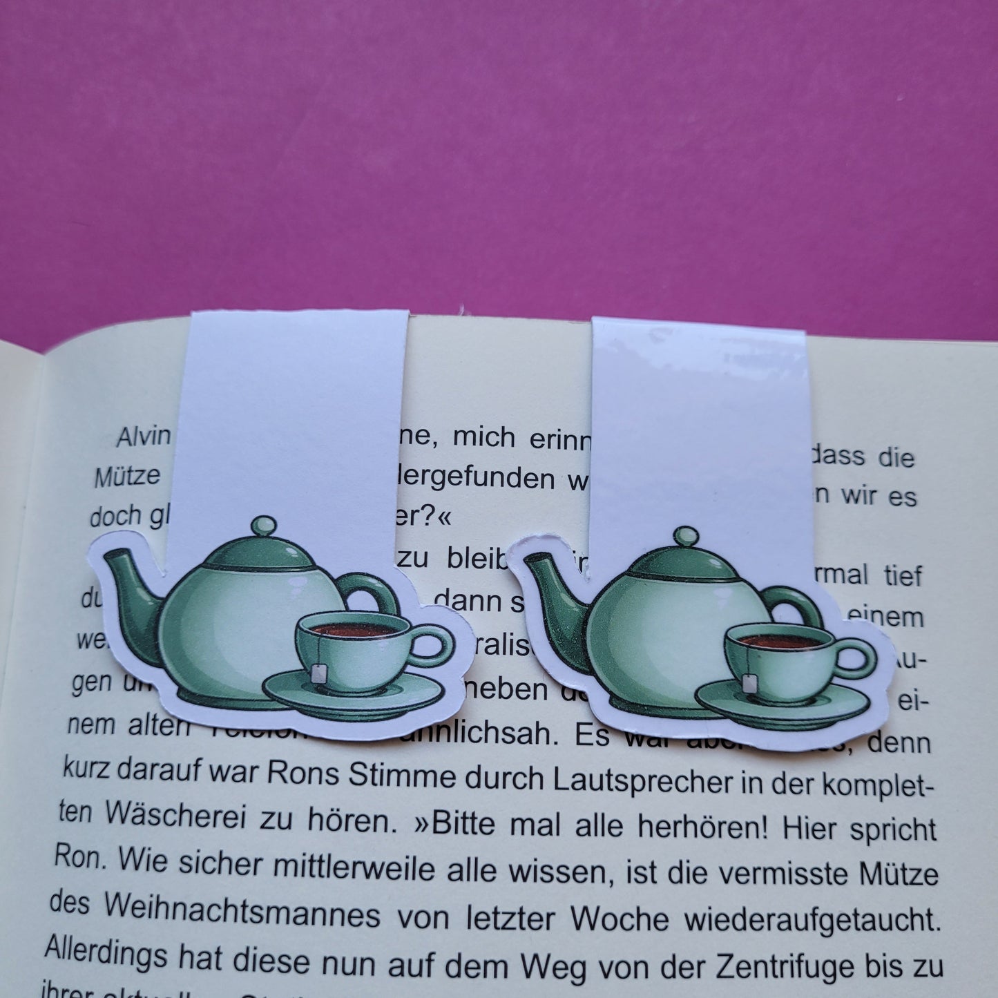 Magnet-Lesezeichen Tea Time