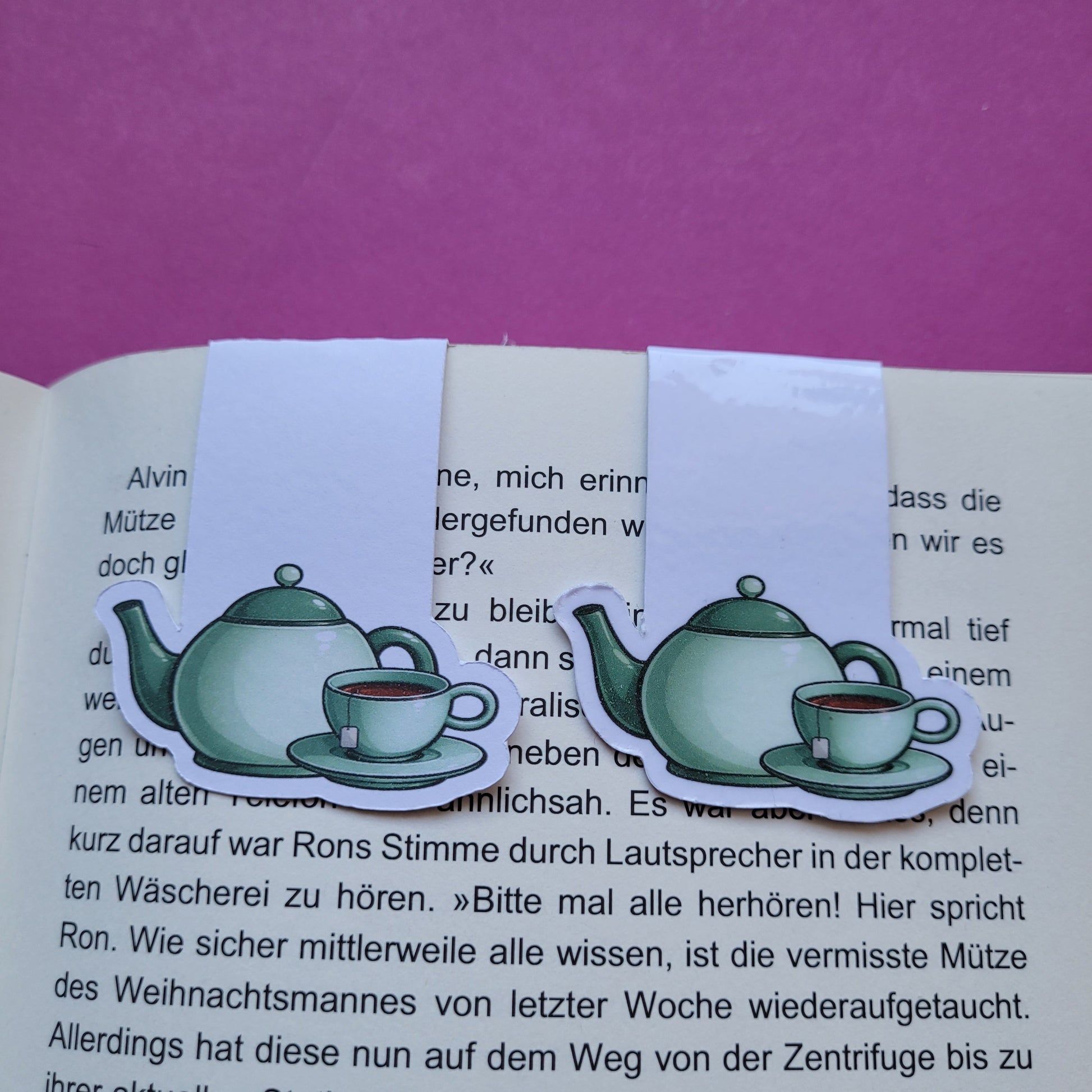 Magnet-Lesezeichen Tea Time