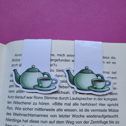 Magnet-Lesezeichen Tea Time