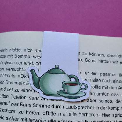 Magnet-Lesezeichen Tea Time matt