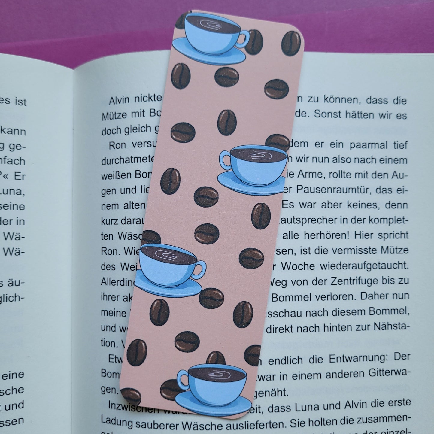 Standard-Lesezeichen Kaffee abgerundete Ecken