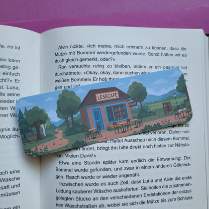 Standard-Lesezeichen Lesecafé abgerundete Ecken