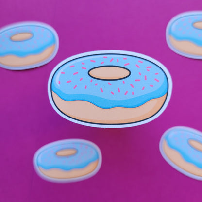 Sticker Donut klein matt
