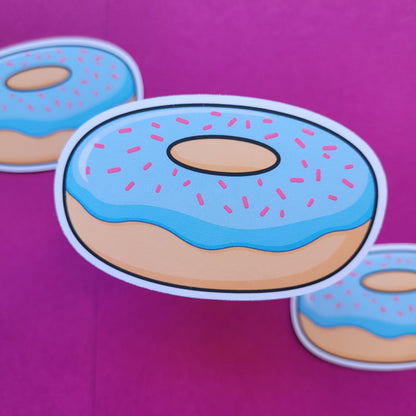 Sticker Donut groß matt