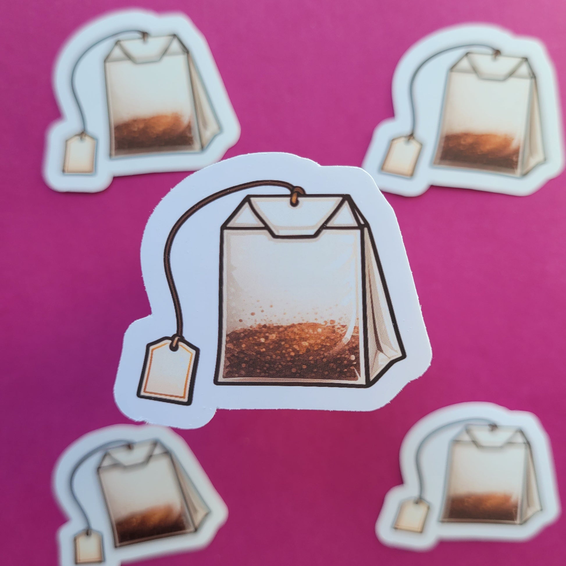 Sticker Teebeutel klein matt