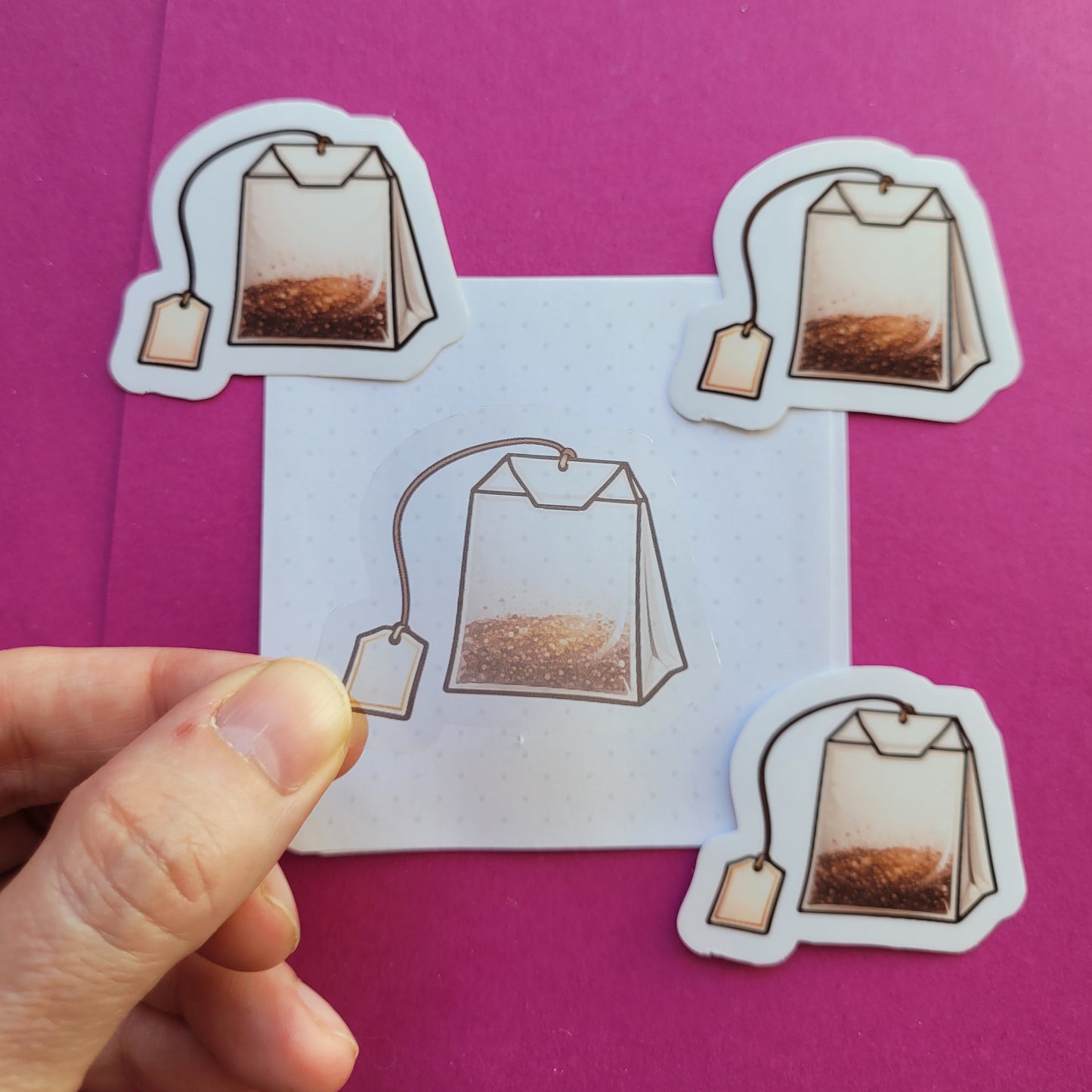Sticker Teebeutel kein transparent