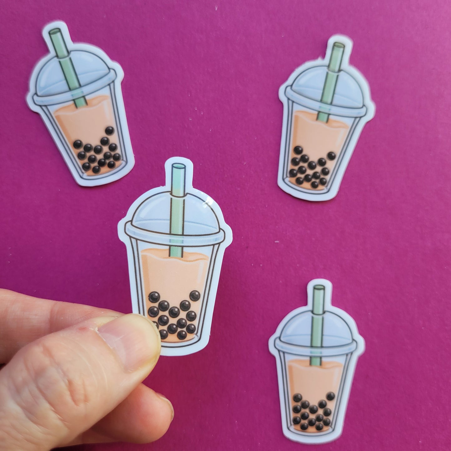 Sticker Bubble Tea klein glänzend