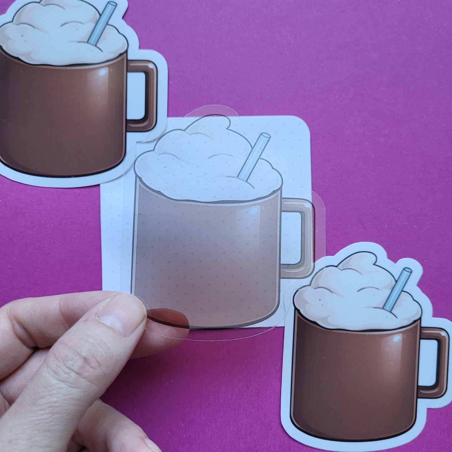 Sticker Kakao groß transparent