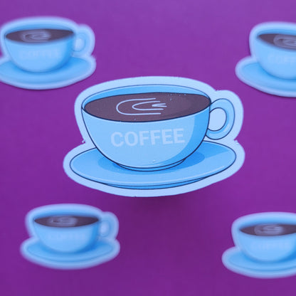 Sticker Coffee klein matt