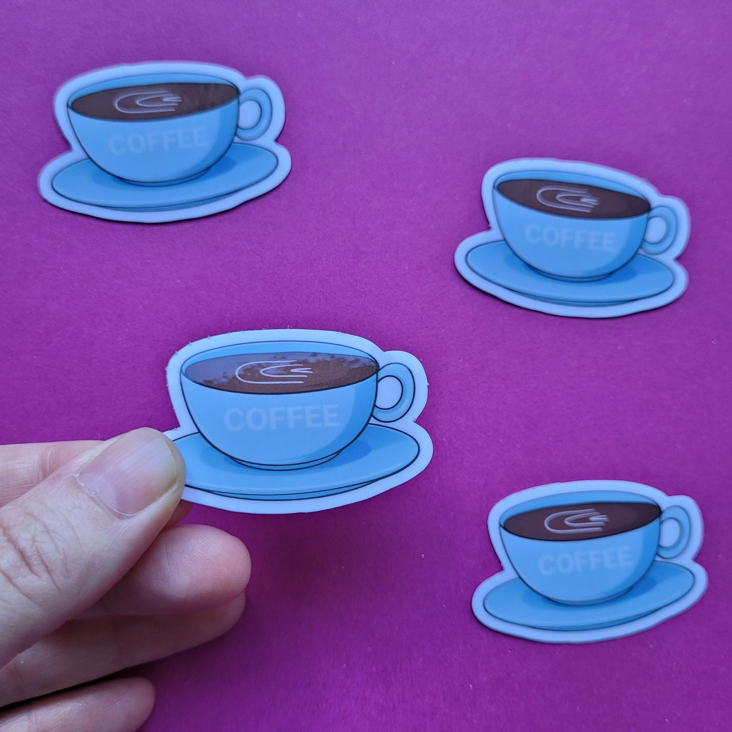 Sticker Coffee klein glänzend