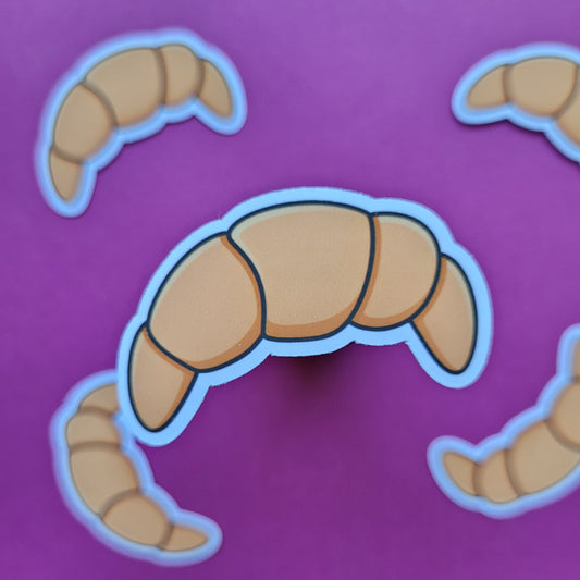 Sticker Croissant klein matt