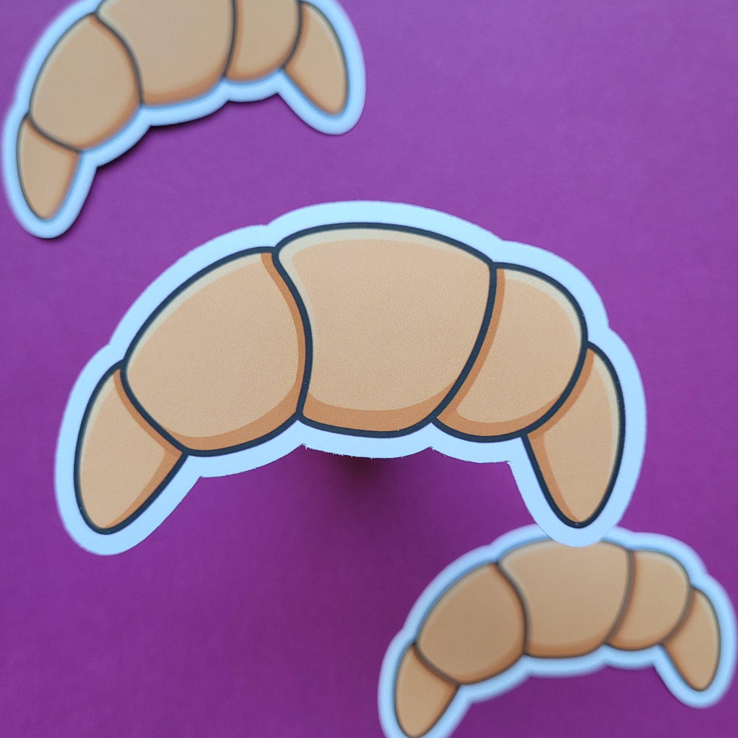 Sticker Croissant groß matt