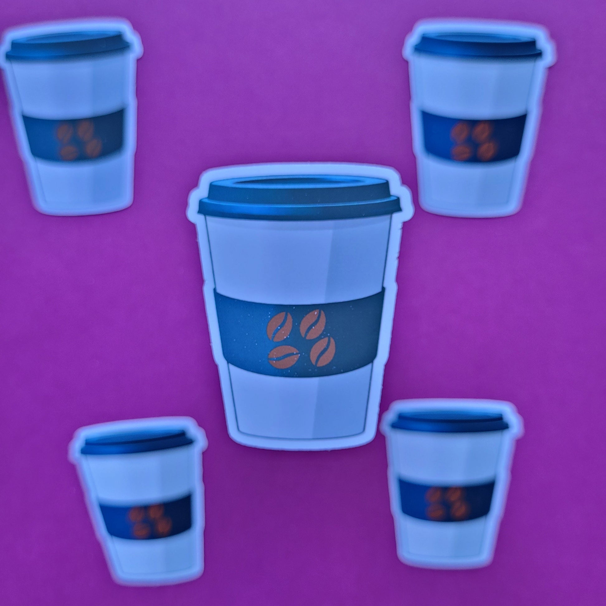 Sticker Coffee to go klein matt