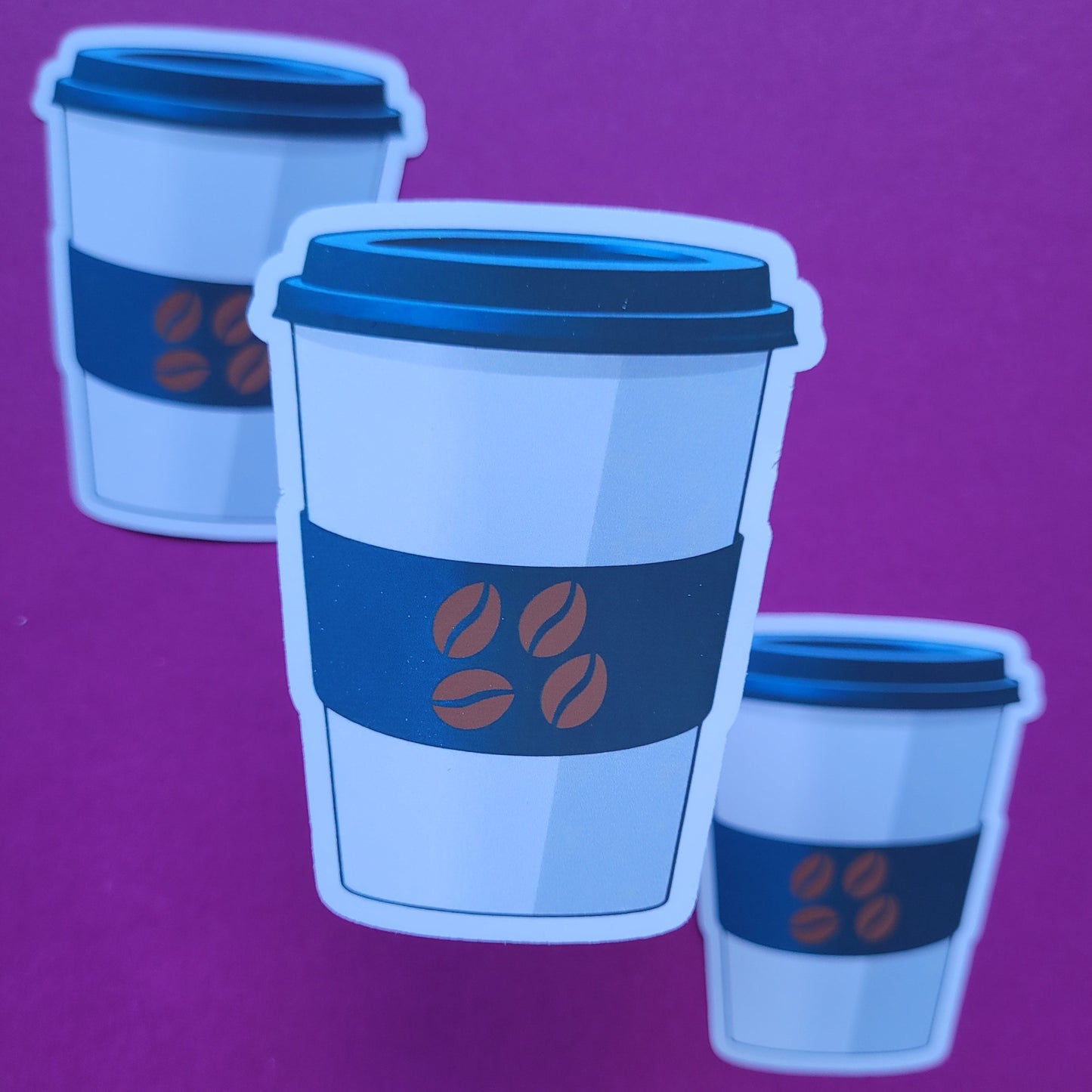 Sticker Coffee to go groß matt