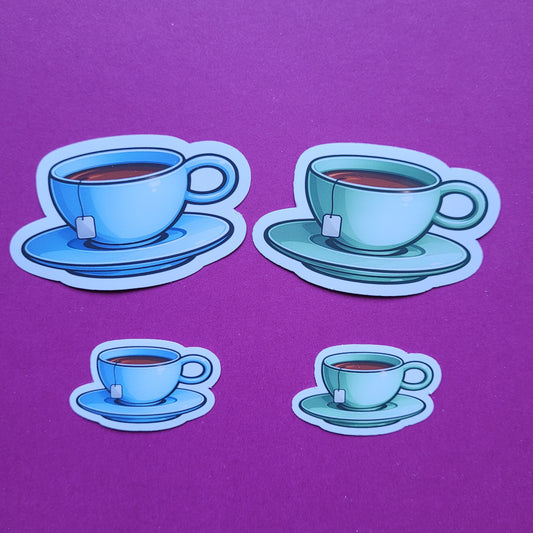 Sticker Teetasse
