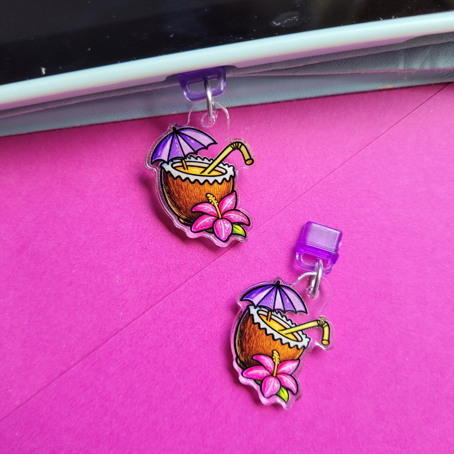 USB-C-Charm Kokosdrink