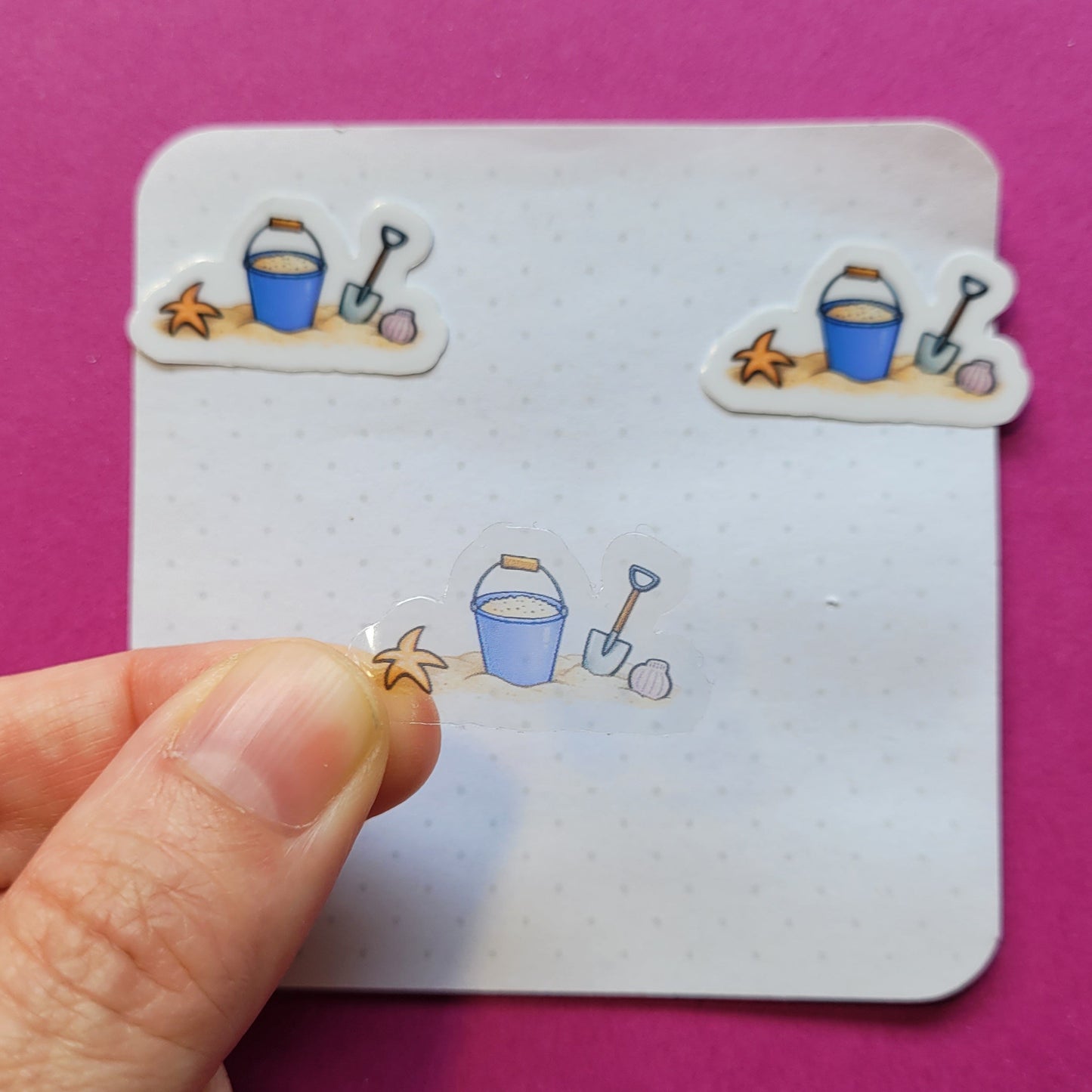 Sticker „Buddelzeug“ - Ein Stück Strand zum Aufkleben 🪣🏖️🐚☀️✨