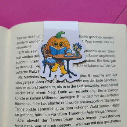 Magnet-Lesezeichen Kürby im Lesecafé glänzend