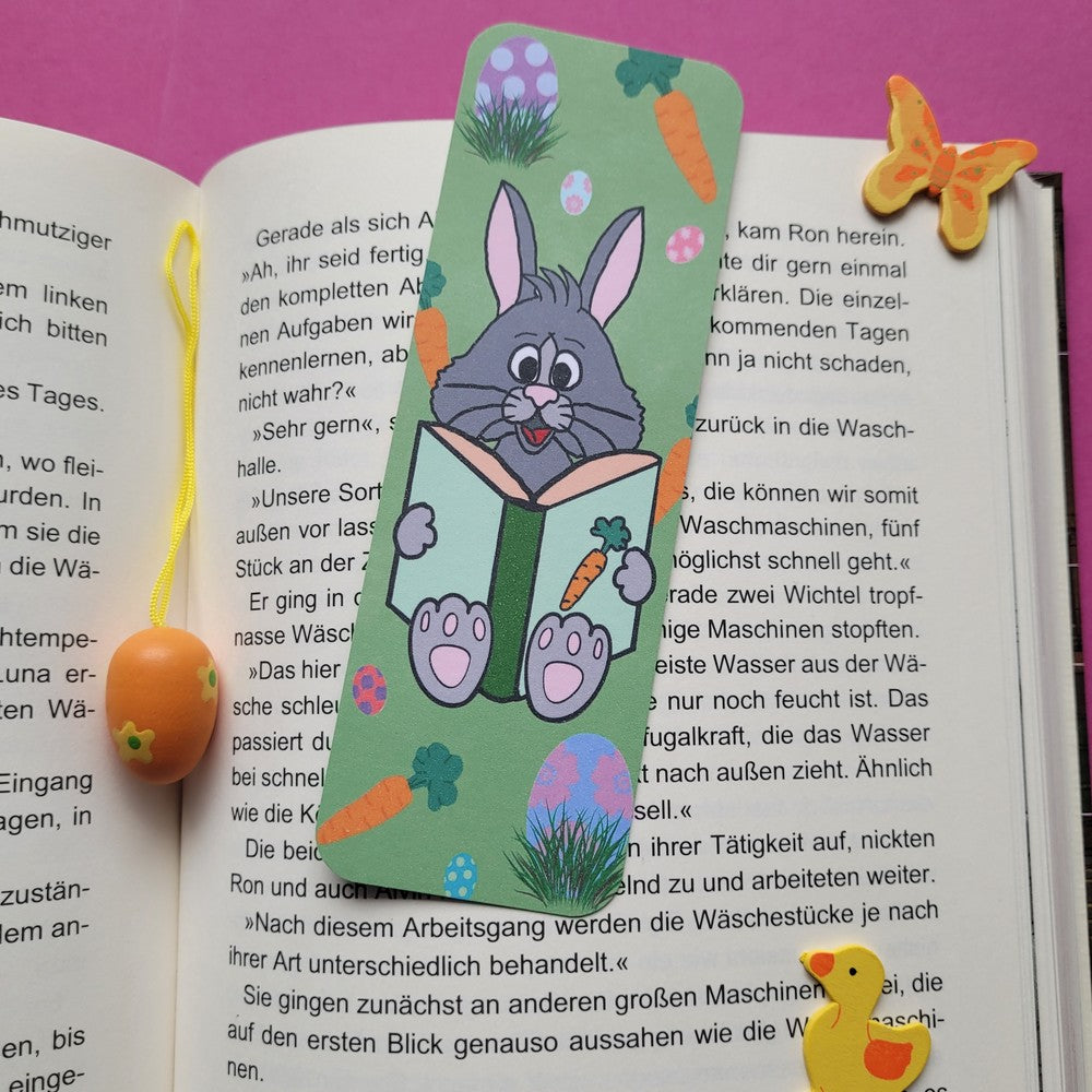 Standard-Lesezeichen „Henry Hase“ 🐰📚