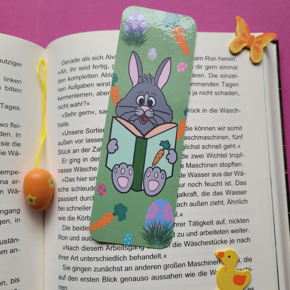 Standard-Lesezeichen „Henry Hase“ 🐰📚