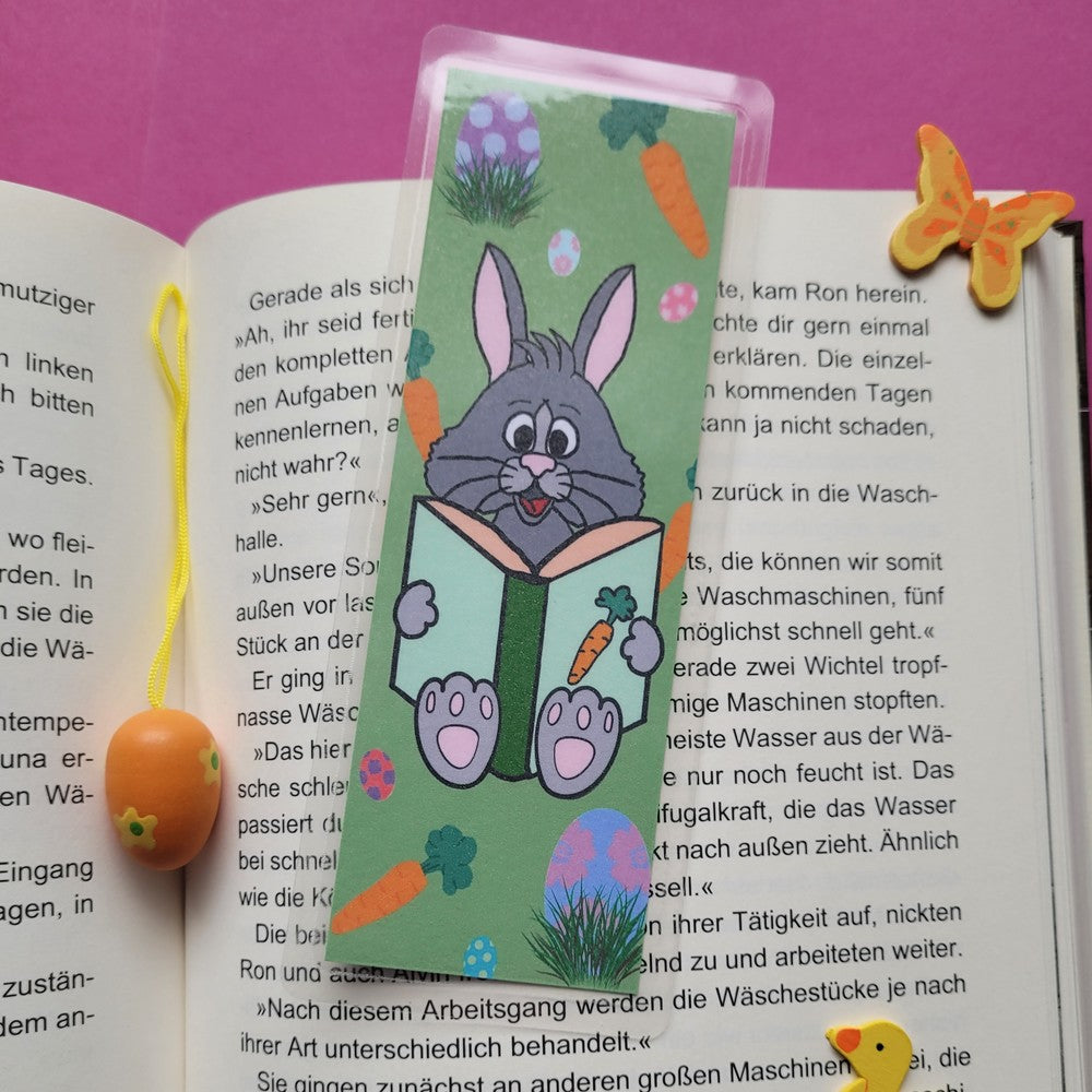 Standard-Lesezeichen „Henry Hase“ 🐰📚