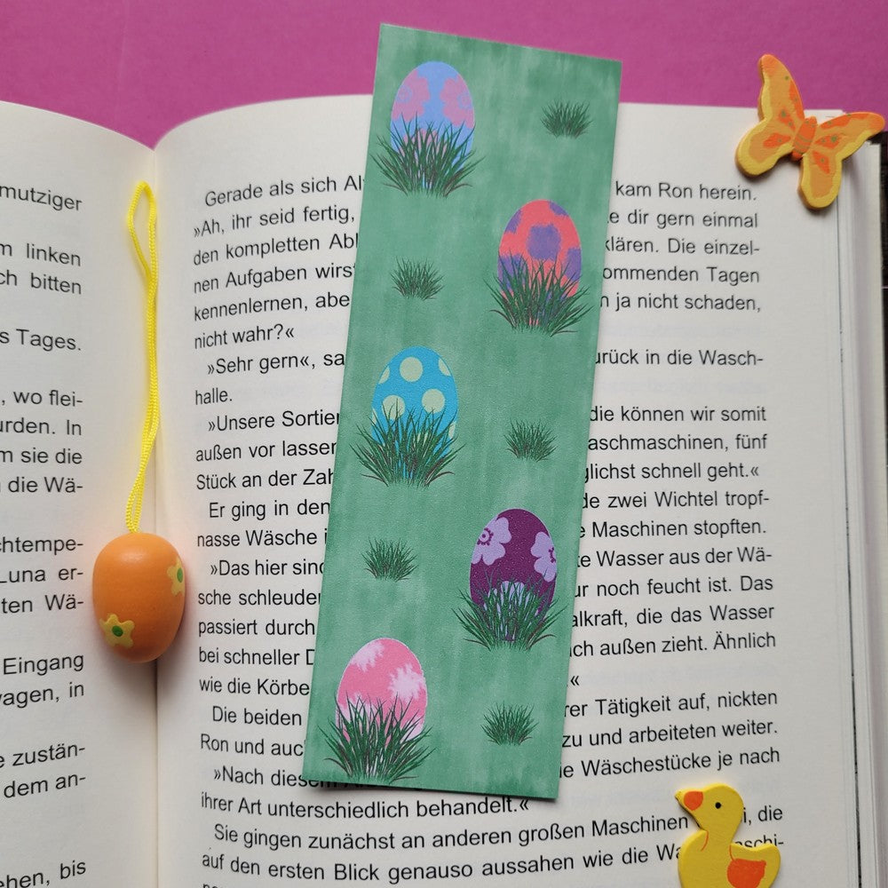 Standard-Lesezeichen „Ostereier“ 🥚📚
