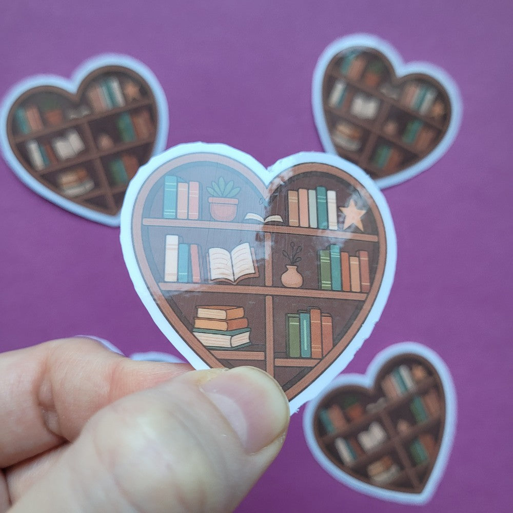 Sticker „Romance Bookshelf“ 💕