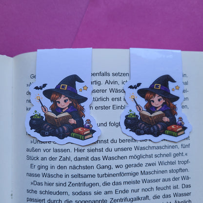 Magnet-Lesezeichen „Junghexe Walburga“ 🧙‍♀️📖✨