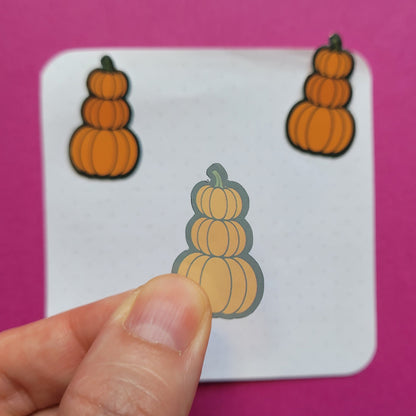 Sticker Kürbisturm Mini transparent