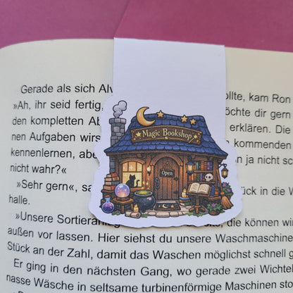 Magnet-Lesezeichen „Magic Bookshop“ 📖✨🌙