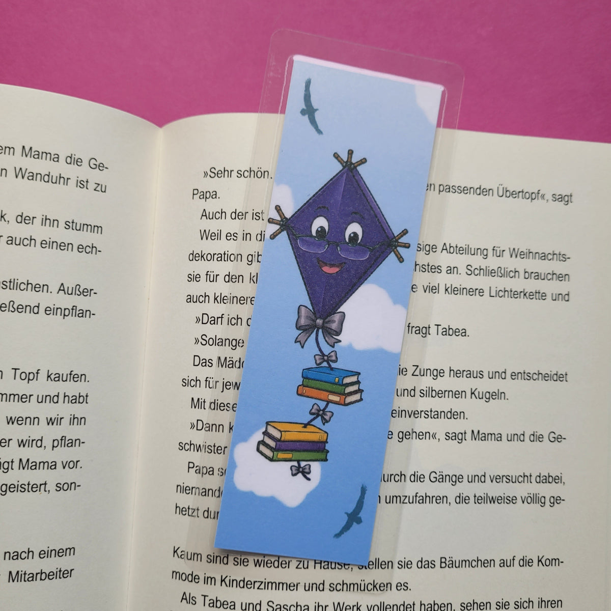 Standard-Lesezeichen "Bücherdrachen"