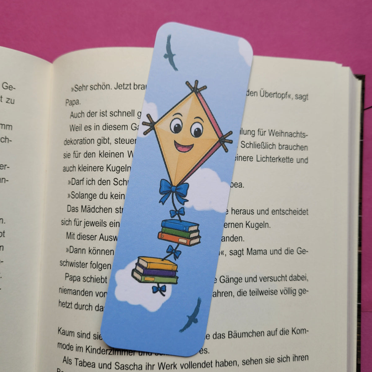 Standard-Lesezeichen "Bücherdrachen"